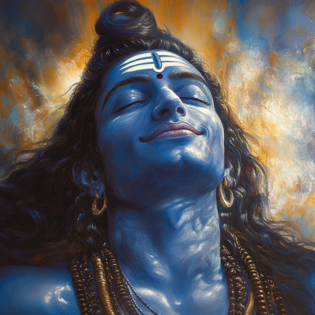 Why are Hindu Gods blue?